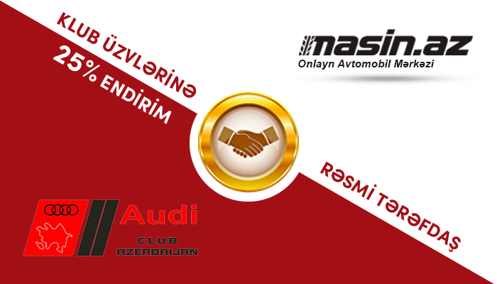 Masin.az saytı “Audi Klub Azərbaycan” klubu ilə əməkdaşlığa başladı